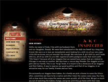 Tablet Screenshot of chitownshihtzu.com